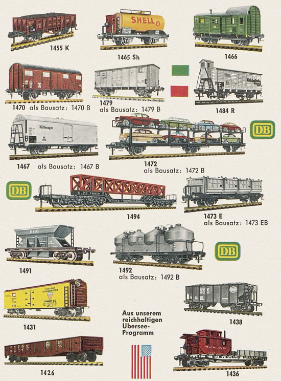 Fleischmann H0 Prospekt 1961