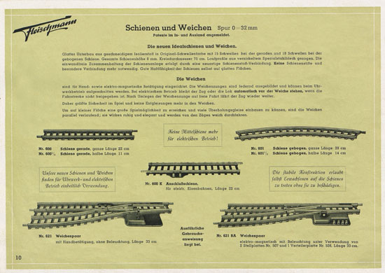 Fleischmann Katalog 1949