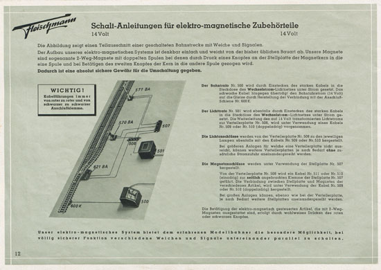 Fleischmann Katalog 1949