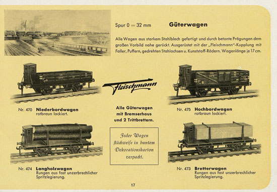 Fleischmann Katalog 1952