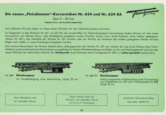 Fleischmann Katalog 1952