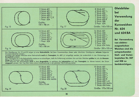 Fleischmann Katalog 1952