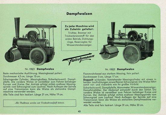 Fleischmann Katalog 1952