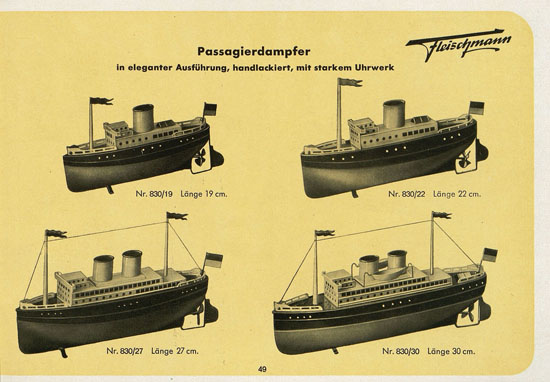 Fleischmann Katalog 1952