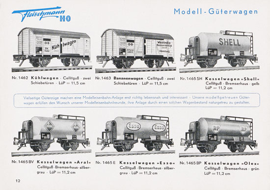 Seite 14 Fleischmann Katalog 1952 Spur H0