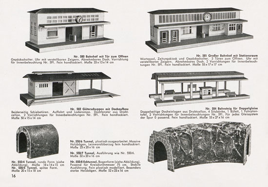 Fleischmann Katalog 1953 Spur 0