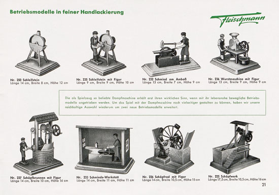 Fleischmann Katalog 1953 Spur 0