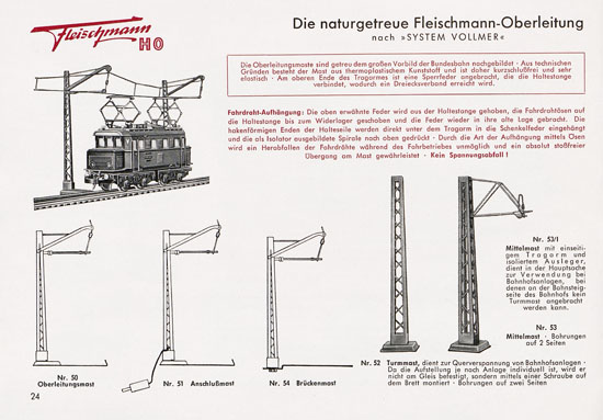 Seite 26 Fleischmann Katalog 1953 Spur H0