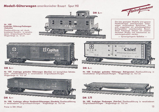 Seite 17 Fleischmann Katalog 1954