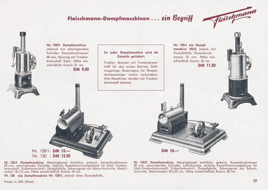 Seite 41 Fleischmann Katalog 1954
