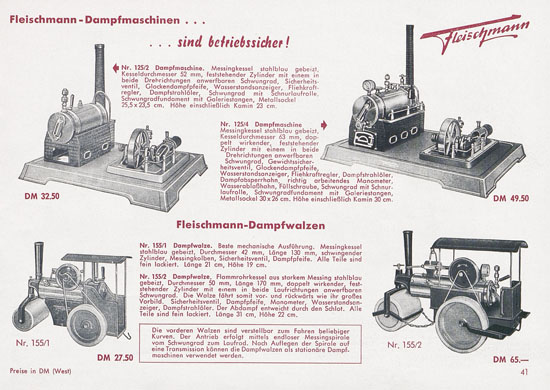 Seite 43 Fleischmann Katalog 1954