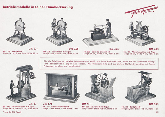 Seite 45 Fleischmann Katalog 1954