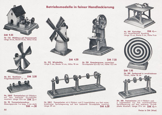 Seite 46 Fleischmann Katalog 1954