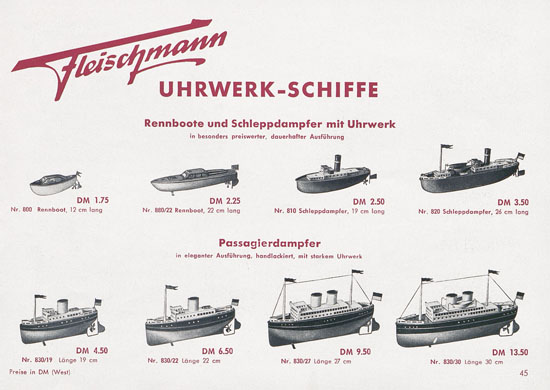 Seite 47 Fleischmann Katalog 1954