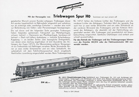 Fleischmann Katalog 1955