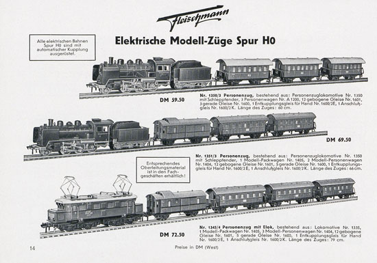 Fleischmann Katalog 1955