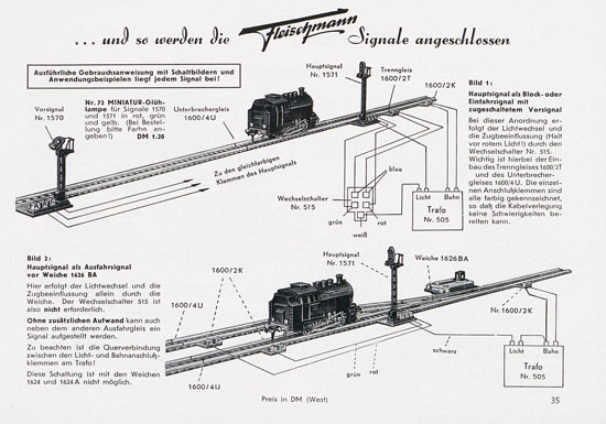 Fleischmann Katalog 1955