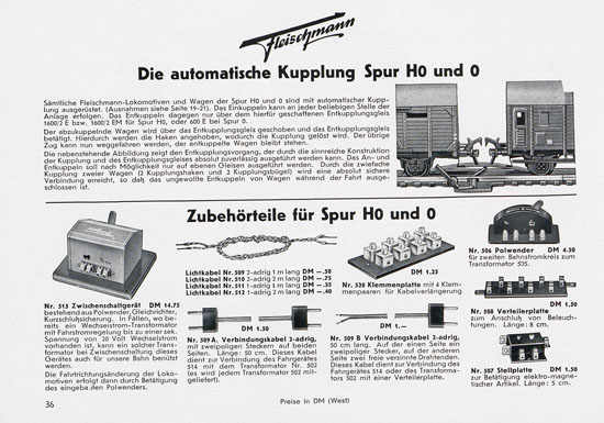 Fleischmann Katalog 1955