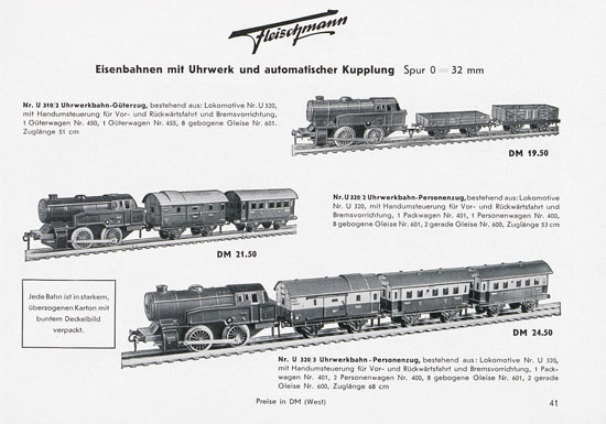 Fleischmann Katalog 1955