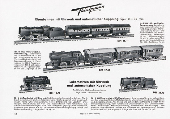 Fleischmann Katalog 1955