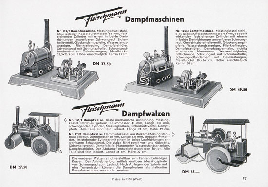 Fleischmann Katalog 1955