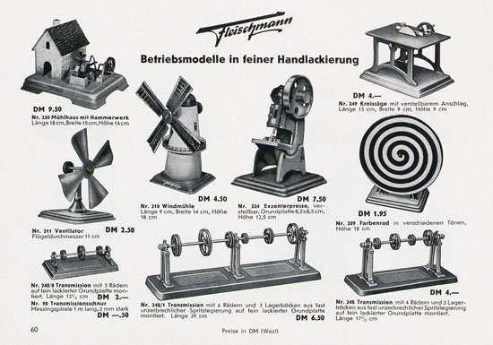 Fleischmann Katalog 1955