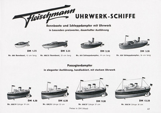 Fleischmann Katalog 1955