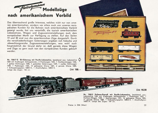 Fleischmann Katalog 1956