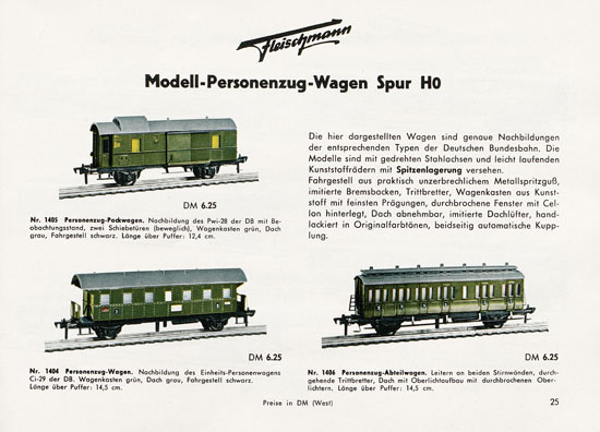 Fleischmann Katalog 1956