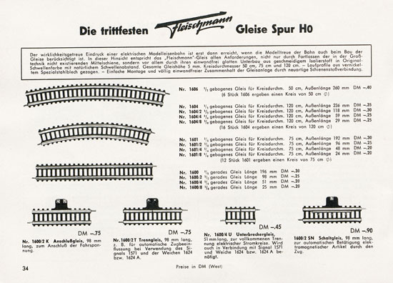 Fleischmann Katalog 1956