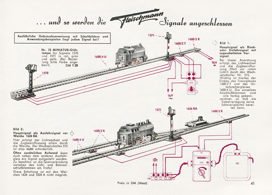 Fleischmann Katalog 1956