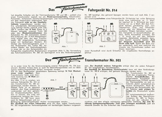 Fleischmann Katalog 1956