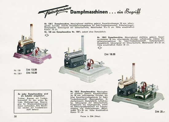 Fleischmann Katalog 1956