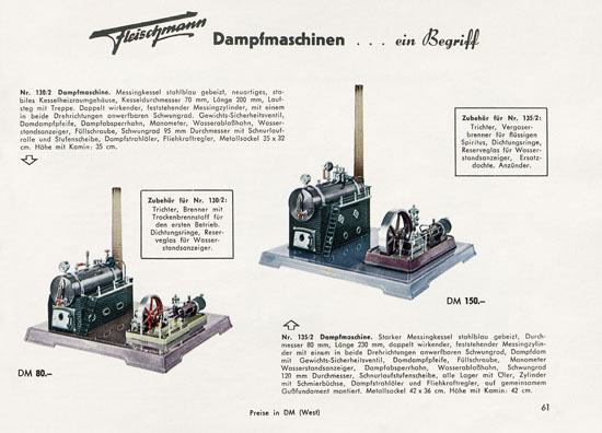 Fleischmann Katalog 1956