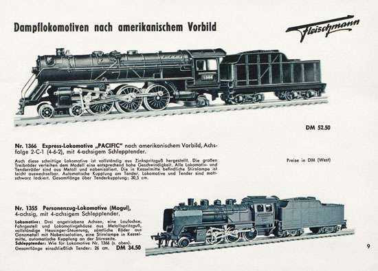 Fleischmann Katalog 1957