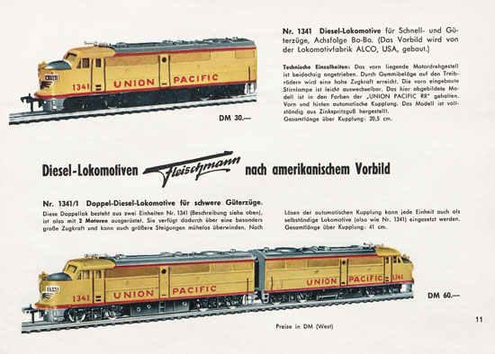 Fleischmann Katalog 1957