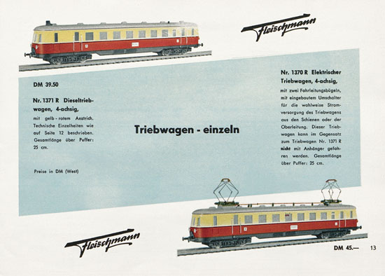 Fleischmann Katalog 1957