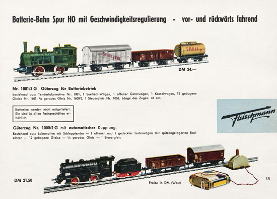 Fleischmann Katalog 1957