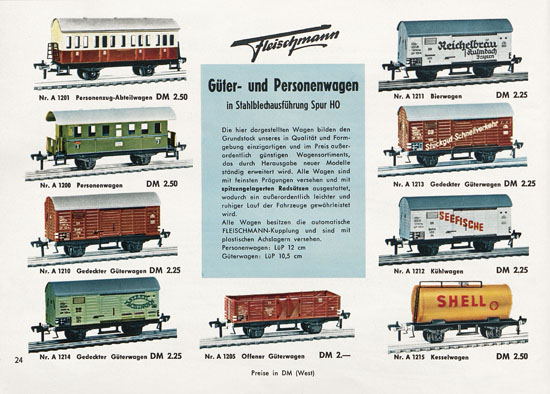 Fleischmann Katalog 1957