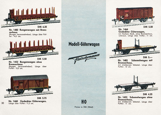 Fleischmann Katalog 1957