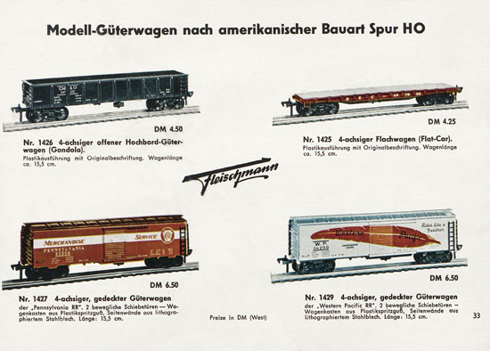 Fleischmann Katalog 1957