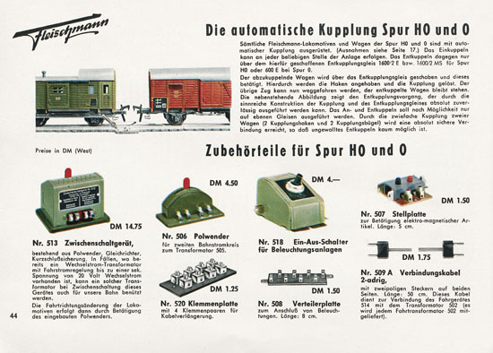 Fleischmann Katalog 1957