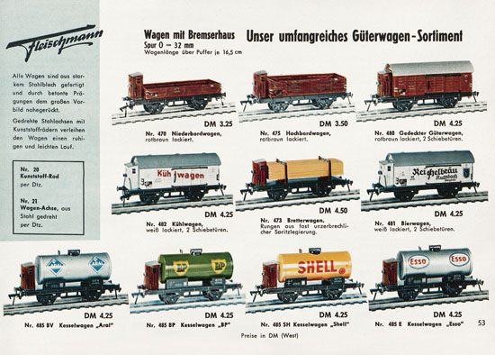 Fleischmann Katalog 1957