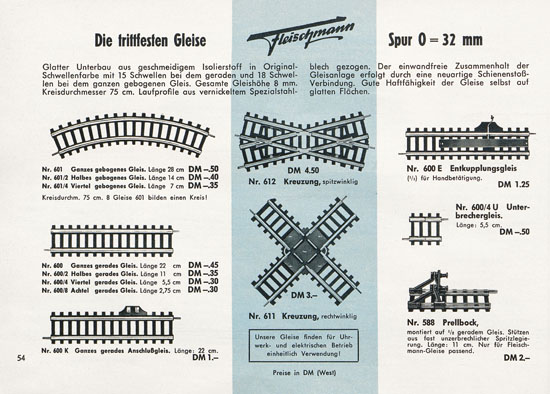 Fleischmann Katalog 1957