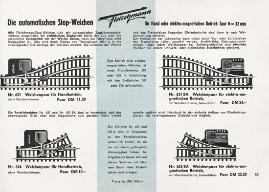 Fleischmann Katalog 1957