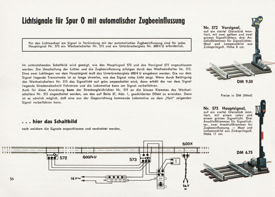 Fleischmann Katalog 1957