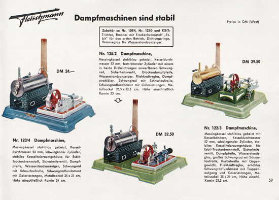 Fleischmann Katalog 1957