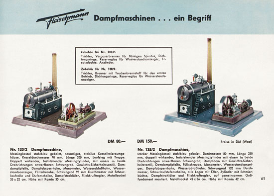 Fleischmann Katalog 1957