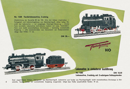 Fleischmann Katalog 1958-1959