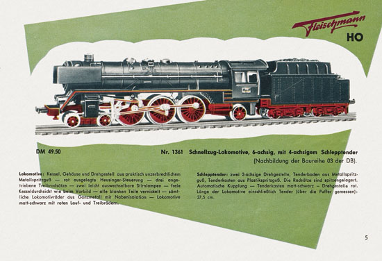 Fleischmann Katalog 1958-1959